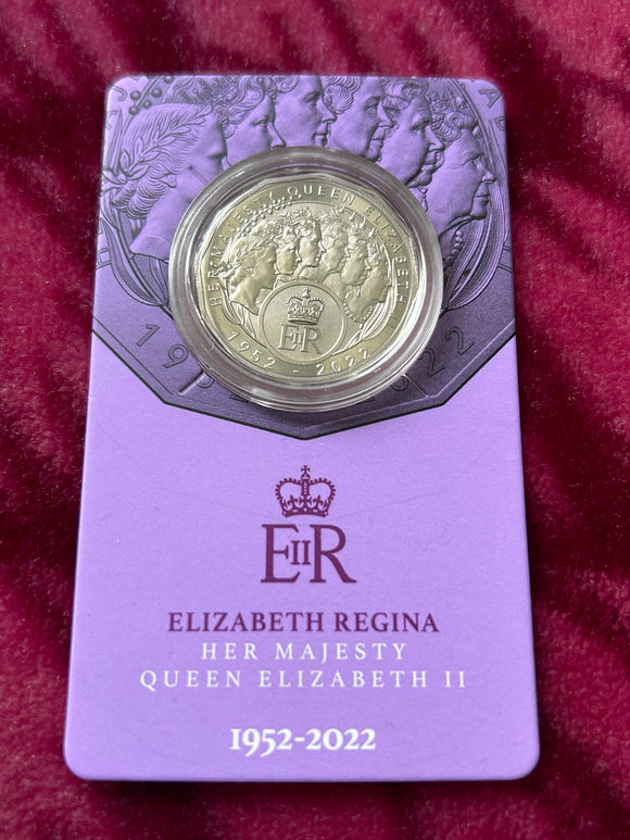 2023 Elizabeth Regina 50c Carded Coin