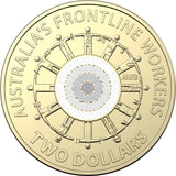 2022 Frontline Workers $2 Dollar 25 Coin Cotton Co Certified Roll (H/T)