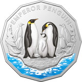 2023 Australian Antarctic Territory Emperor Penguin 50c Carded Coin