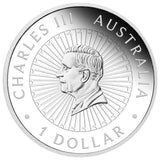 2024 Great Southern Land Chrysoprase 1 Oz Silver Proof $1 Dollar Coin