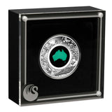 2024 Great Southern Land Chrysoprase 1 Oz Silver Proof $1 Dollar Coin