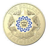 2019 Police Remembrance Day $2 Dollar 25 Coin Cotton Co Certified Roll (H/T)