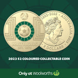 2023 CommBank Matildas (Dark Green) $2 Dollar Uncirculated Coin