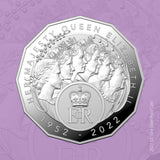 2023 Elizabeth Regina 50c Fine Silver Proof Coin
