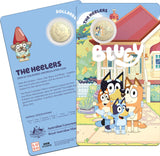 2024 $1 Bluey Dollarbucks 'The Heelers' Carded Coin