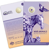 2024 War Animals Remembrance "C" mintmark  $2 Dollar Carded Coin