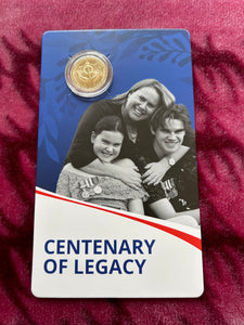 2023 Centenary of Legacy $1 Dollar Carded Coin