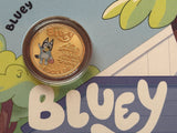 2024 $1 Bluey Dollarbucks 'Bluey' Carded Coin
