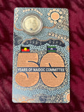 2024 50th Anniversary of NAIDOC Committee 50c Carded Coin