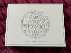 2024 Change of Monarch Fine Silver Proof Year Set