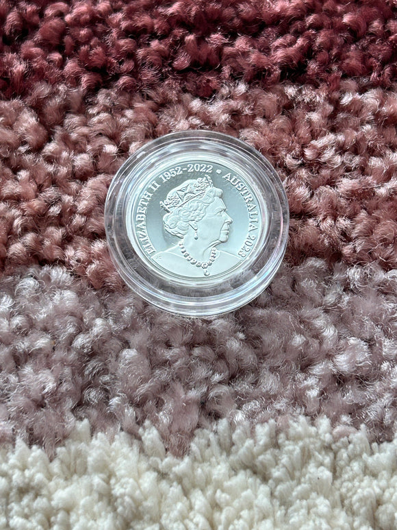 2023 $2 Fine Silver Proof Coin - Queen Elizabeth II Memorial Obverse