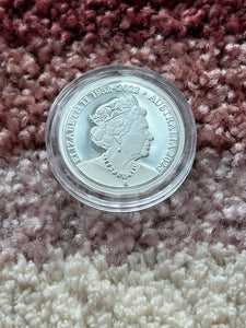 2023 20c Fine Silver Proof Coin - Queen Elizabeth II Memorial Obverse