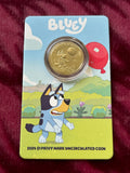 2024 Bluey 'Bluey' $1 Dollar Privy Mark Carded Coin