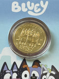 2024 Bluey 'Uncle Stripe, Aunt Trixie & Nana' $1 Dollar Privy Mark Carded Coin