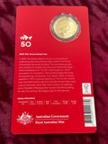 2023 50th Anniversary of The Sydney Opera House 50c Carded Coin