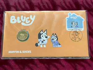 2024 Bluey 'Muffin & Socks' $1 Dollar PNC