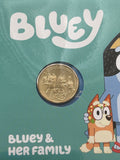 2024 Bluey 'Bluey & Her Family' $1 Dollar PNC