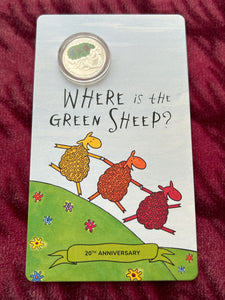 2024 20th Anniversary of Where is the Green Sheep 20c Carded Coin