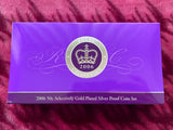 2006 Royal Collection 50c Gold Plated Silver Proof Coin Set