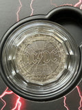 2023 50th Anniversary of AC/DC 50c Silver Antique Coin