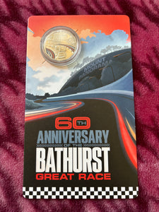 2023 60th Anniversary of The Bathurst Great Race 50c Carded Coin