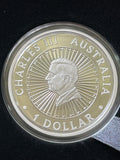 2024 Great Southern Land Chrysoprase 1 Oz Silver Proof $1 Dollar Coin