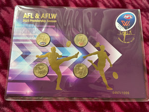 2023 AFL & AFLW Four Coin Limited Edition $1 PNC