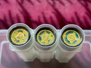 2022 Commonwealth Games A U S $2 Dollar 25 Coin Cotton Co Certified 3 Roll Set (H/T)