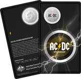 2023 50th Anniversary of AC/DC 50c Carded Coin