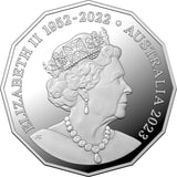 2023 50c Fine Silver Proof Coin - Queen Elizabeth II Memorial Obverse