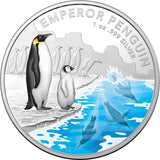 2023 Australian Antarctic Territory Emperor Penguin $5 Silver Proof Coin