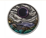 2023 Ningaloo Eclipse 2oz Silver Antique $2 Dollar Coin