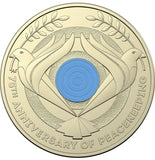 2022 75th Anniversary of Peacekeeping $2 Dollar 5 Coin RAM Bag