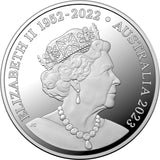 2023 $1 Fine Silver Proof Coin - Queen Elizabeth II Memorial Obverse