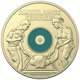 2021 Ambulance Service $2 Dollar 25 Coin Cotton Co Certified Roll (H/T)