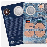 2024 50th Anniversary of NAIDOC Committee 50c Carded Coin