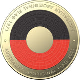 2021 50th Anniversary of the Aboriginal Flag $2 Dollar Proof Coin
