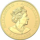 2021 $2 1/2g Gold Frosted Mini Money Koala Coin