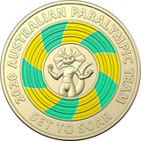 2020 Tokyo Paralympic Team Set to Soar $2 Dollar Uncirculated Coin