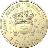 2021 30 Years of the Wiggles 2021 $1 Dollar Uncirculated Coin