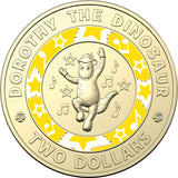 2021 30 Years of the Wiggles Dorothy The Dinosaur $2 Dollar Uncirculated Coin