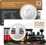 2022 Steam Trains Tasmania Wee Georgie Wood 50 Cent Coin