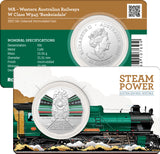 2022 Steam Trains WA Railways W 945 Banksiadale 50 Cent Coin