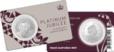2022 Platinum Jubilee of HM Queen Elizabeth II 50c Carded Coin
