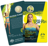 2020 Australian Olympic Team Ambassador Taliqua Clancy $1 Dollar Carded Coin