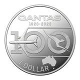 2020 Qantas Centenary $1 1/2 oz Silver Proof Coin UNC