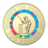 2020 ICC Women's T20 World Cup $2 Dollar 25 Coin Cotton Co Certified Roll (H/T)