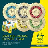 2020 Tokyo Olympic Team $2 Dollar 5 Coin Set - Woolworths