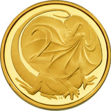 2012 2c Mini Gold Proof Coin
