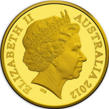 2012 50c Mini Gold Proof Coin